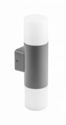 GTV OS-CORDUA-30 Kerti lámpatest CORTA-AUD, 2xE27, 2xMAX. 25W, IP44, AC220-240V, 50-60Hz, fali lámpa egyenesen fel és le, antracit (OS-CORDUA-30)