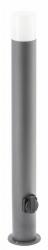 GTV OS-CORP80G-30 CORTA-P 80 kerti lámpa, E27, MAX. 25W, IP44, AC220-240V, 50-60Hz, foglalat max. 3000W, oszlop, grafit (OS-CORP80G-30)