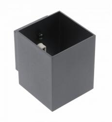 GTV OS-CAMD40WG9KW-00 Fali lámpatest CAMPIONE II, G9, IP20, max. 40W, IP20, max. 250V, 50/60 Hz, négyzet alakú, fekete (OS-CAMD40WG9KW-00)