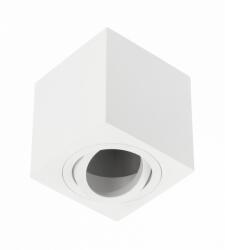 GTV OS-AVB8090KW1-10 Mennyezeti lámpatest AVEIRO BIS, alumínium, 80x80x90mm, IP20, max 20W, négyzet alakú, fehér (OS-AVB8090KW1-10)