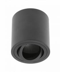 GTV OS-AVB8090OK1-00 Mennyezeti lámpatest AVEIRO BIS, alumínium, 80x90mm, IP20, max 20W, kerek, fekete (OS-AVB8090OK1-00)