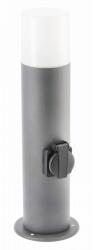 GTV OS-CORP40G-30 CORTA-P 40 kerti lámpa, E27, MAX. 25W, IP44, AC220-240V, 50-60Hz, foglalat max. 3000W, oszlop, grafit (OS-CORP40G-30)