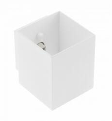 GTV OS-CAMD40WG9KW-10 Fali lámpatest CAMPIONE II, G9, IP20, max. 40W, IP20, max. 250V, 50/60 Hz, négyzet alakú, fehér (OS-CAMD40WG9KW-10)