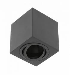 GTV OS-AV8085KW1-00 Mennyezeti lámpatest AVEIRO, alumínium, 80x80x85mm, IP20, max 20W, négyzet, fekete (OS-AV8085KW1-00)
