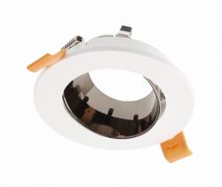 GTV OP-ARIOK-22 Mennyezeti spotlámpa ARIES, IP20, φ 90*30mm, kerek, fehér/fekete-króm (OP-ARIOK-22)