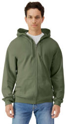 Gildan GISF600 SOFTSTYLE® MIDWEIGHT FLEECE ADULT FULL ZIP HOODED SWEATSHIRT (gisf600mi-4xl) - polokozpont