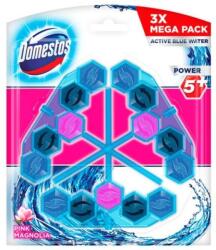 Domestos Power5 Pink Magnolia kosaras wc tisztító rúd 3x55g