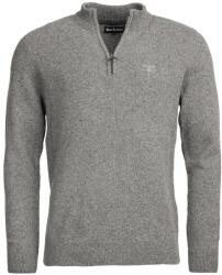 Barbour Essential Tisbury Half Zip Knitted Jumper - Grey - XL