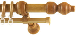  28 mm átmérőjű, U-sínes, FILIGRANO Fa, Világos tölgy, 160 cm (RS509437)