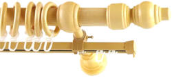  28 mm átmérőjű, U-sínes, FILIGRANO Fa, Natúr, 140 cm (RS156057)