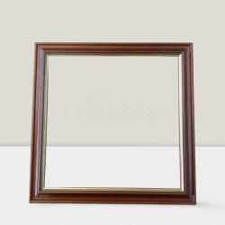 Keretshop 3, 3 cm Negatív barna arany csíkkal 30*30 cm (KS751357)