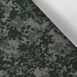 Takoy Țesătură imprimată impermeabilă poliester TD/NS camuflaj pixel verde