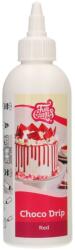 FunCakes Choco Drip Red - Glazură de ciocolată roșie în tub 180 g