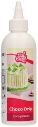 FunCakes Choco Drip Spring Green - Glazură de ciocolată verde în tub 180 g