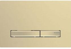 Geberit Clapeta WC Geberit Sigma 50, dubla, orizontala, 164 x 246 mm, alama, mat, bronz, 115.672. QF. 2 (115.672.QF.2)