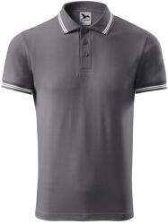 MALFINI Tricou de bărbați polo Urban - Gri oțel | L (2193615)