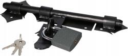 Kotarbau Zăvor 270mm ușă garaj cu lacăt - Culoare negru (ZSY1366)