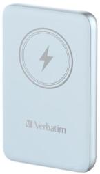 Verbatim "MCP-10, Hordozható akkumulátor, vezeték nélküli töltés, 10000 mAh, kék