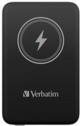 Verbatim "MCP-10, Hordozható akkumulátor, vezeték nélküli töltés, 10000 mAh, fekete