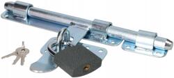 Kotarbau Zăvor 270mm ușă garaj cu lacăt - Culoare argintiu (ZSY2072)