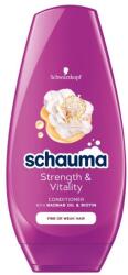 Schauma Balsam Fortifiant pentru Par Fragil sau cu Fir Subtire - Schwarzkopf Schauma Strength & Vitality Conditioner for Fine or Weak Hair, 250 ml