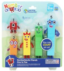 Hand2Mind Numberblocks figurák (5 db) - Friends One to Five (HM95356-UK)
