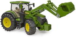 BRUDER John Deere 7R 350 traktor homlokrakodóval (03151)