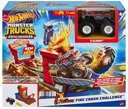 Mattel Hot Wheels - Monster Trucks Live Aréna - Fire Crash kihívás (HNB90)