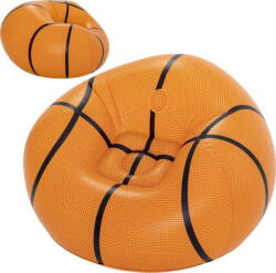 BESTWAY Articole plaja Fotoliu gonflabil in forma de minge PVC, 114 x 112 x 66 cm, Portocaliu (BE75103)