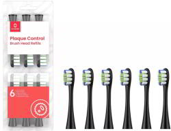 Oclean Plaque Control B06 Elektromos Fogkefe Pótfej - Fekete 6db