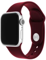 FIXED Elastic Silicone Strap for Apple Watch 38/40/41mm burgundi roșu (FIXSST-436-WIRD)