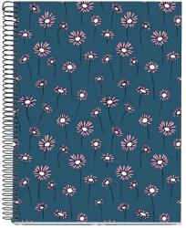 Miquelrius Daisies A4 4x30 lap cu pătrăţele caiet cu spirale (A15295DA87)