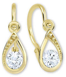 Soliter Brilio Varázslatos arany fülbevaló színtiszta kristállyal 236 001 01016