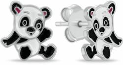 Brilio Silver Aranyos ezüst fülbevaló Panda EA1113W