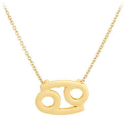 JVD Aranyozott ezüst nyaklánc Rák medállal SVLN0195XH2GORA