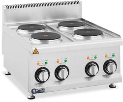 Royal Catering Elektromos tűzhely - 8 kW - 4 főzőlap - asztali készülék - Royal Catering (RCES-60/650-4B)