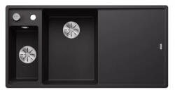 BLANCO AXIA III 6 S Silgranit mosogatótálca üveg tartozékkal, excenterrel, bal, fekete (525848)