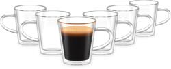 Siguro Lungo duplafalú üvegpohár, 200 ml, 6 darab (BUN)
