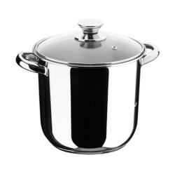 INOXIBAR Ecco Cristal rozsdamentes fazék üveg fedővel 16 x 16 cm, 3, 2 L, 18/10 (65025)
