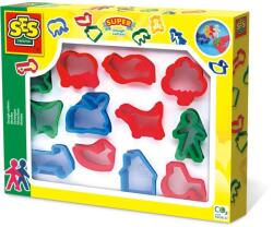 SES Creative Forme de taiat plastilina (12 piese) (00884)