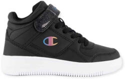 Champion Rebound Vintage MID Încălțăminte Sport pentru Copii Baschet cu închidere Hoop & Loop Negre S32489-KK001 (S32489-KK001)