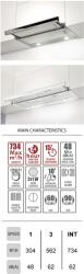 Faber OPTIGLASS PRM A90 XBK Телескопичен аспиратор за вграждан (OPTIGLASSPRMA)
