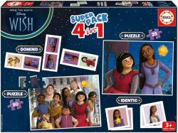 Educa Puzzle pentru copii Educa 4 în 1 - Dorință (EDU19743) Puzzle