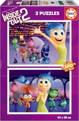 Educa Puzzle Educa din 2 x 100 piese - Din interior spre exterior 2 (EDU20100) Puzzle
