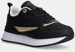 Tommy Hilfiger sneakers MONOGRAM RUNNER culoarea negru, FW0FW08248 9BYH-OBD0K4_99X