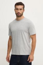 Pepe Jeans tricou din bumbac Connor barbati, culoarea gri, neted, PM509206 PPYH-TSM0IR_09X