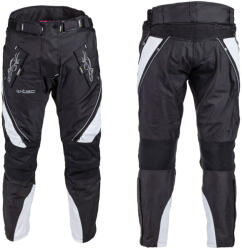 W-TEC Női motoros nadrág W-TEC Kaajla fekete-fehér XXL (12041-1-XXL)