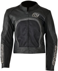 Ozone Motoros bőrdzseki Ozone Evotec fekete XL