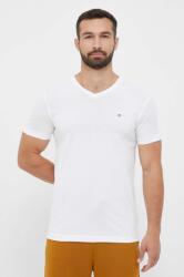 Gant tricou din bumbac culoarea alb, neted 9BYX-TSM0WU_00X (2003186)