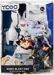Silverlit Robot cu telecomanda, Silverlit, Ycoo, Robo Blast One, Alb (N00088589_002w)